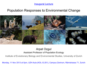 inaugural lecture Ozgul